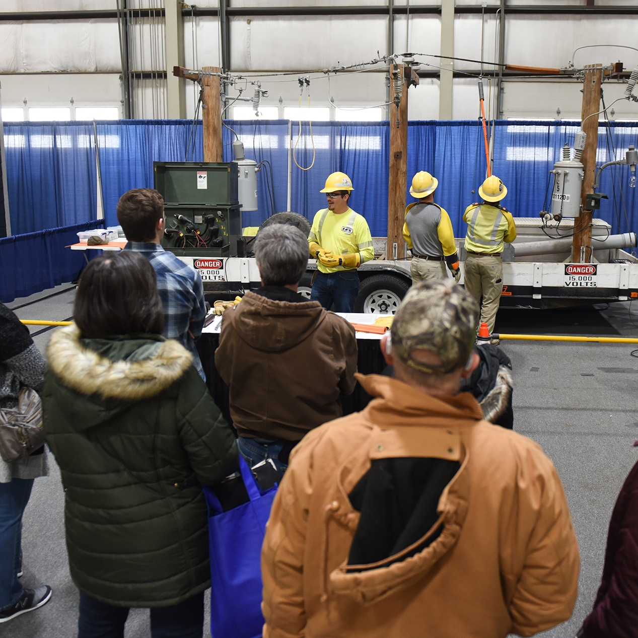 LES employees presenting to public