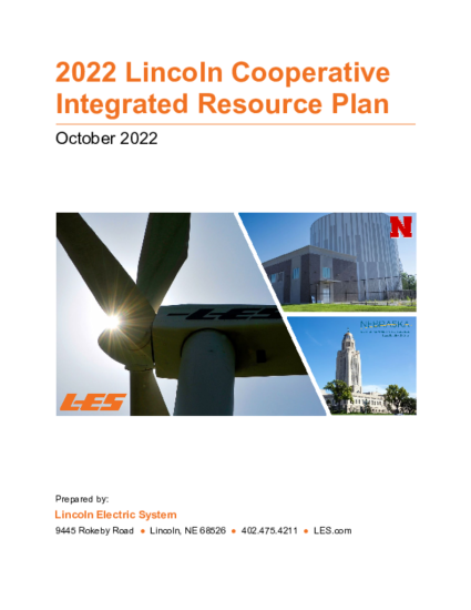 Integrated Resource Plan
